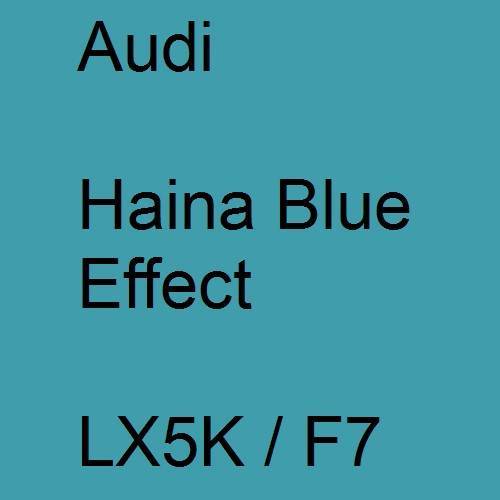 Audi, Haina Blue Effect, LX5K / F7.